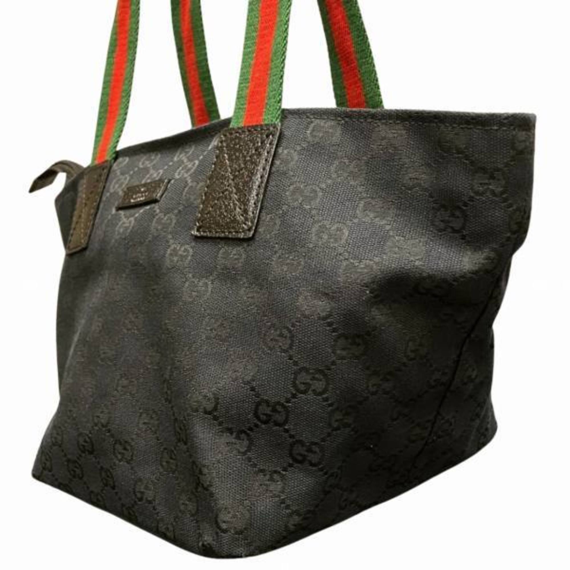 GUCCI Sherry Line 131228 GG Canvas Bag Handbag for Women