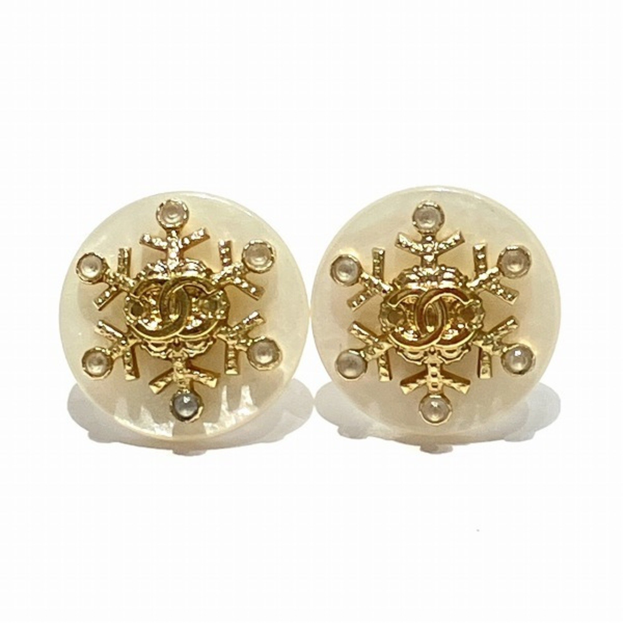 CHANEL Snowflake A19 Accessories Earrings for Women