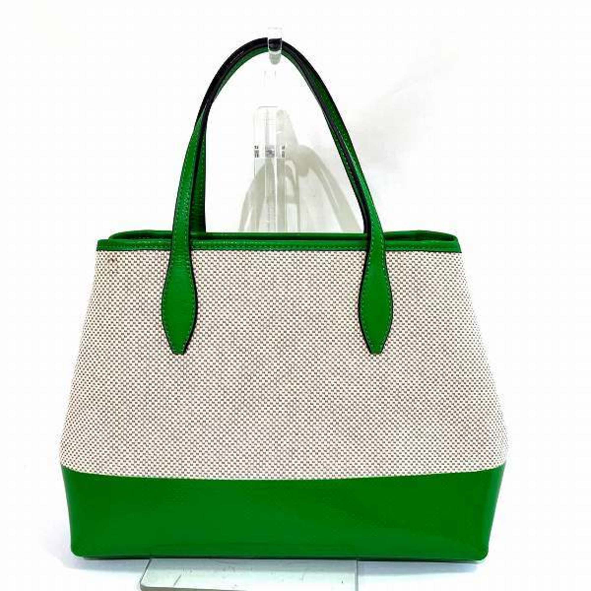 Kate Spade Bag Beige x Green Shoulder Tote Women's