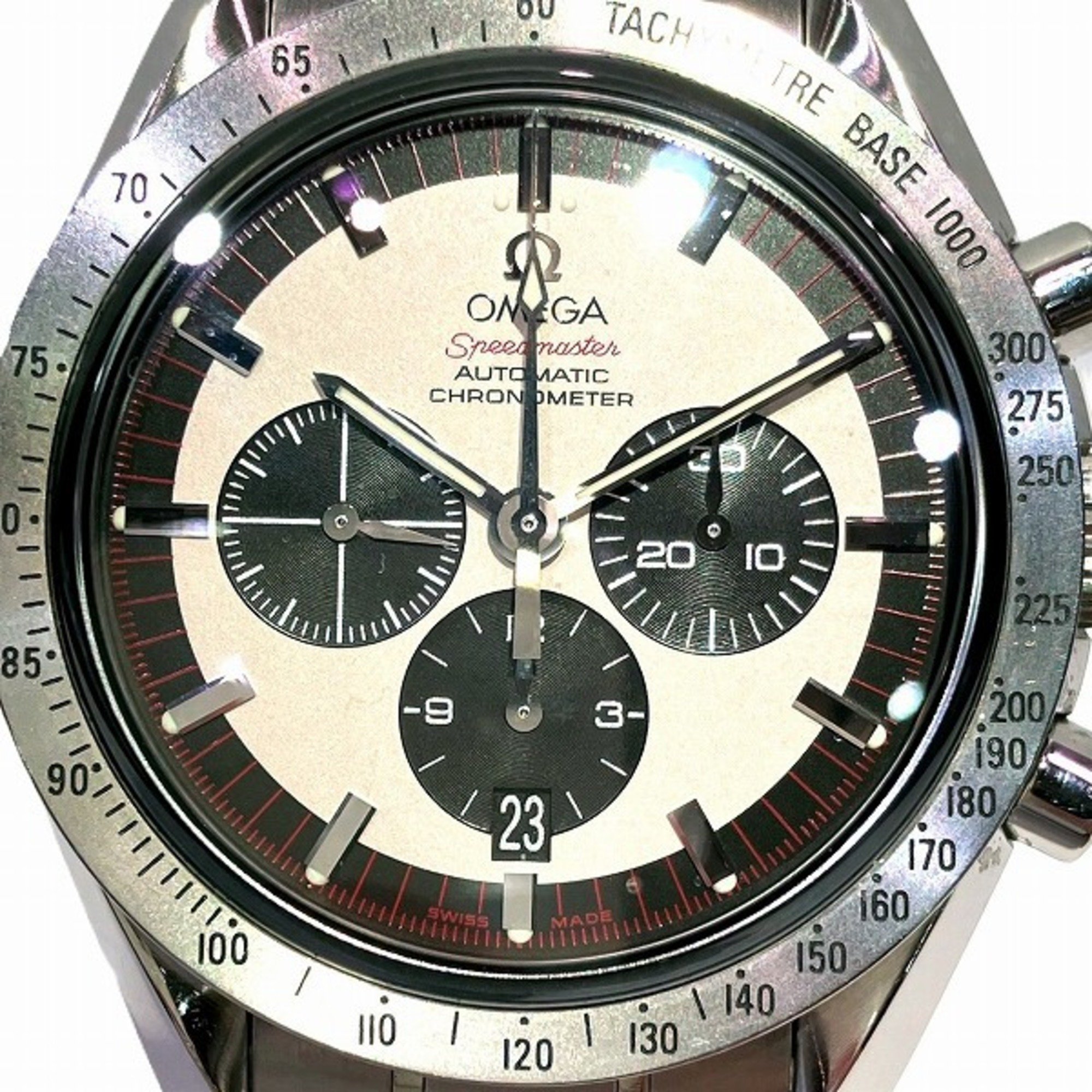 OMEGA Legend Michael Schumacher Speedmaster Ivory 3559.32 Automatic Watch Men's Wristwatch