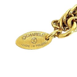 CHANEL Magnifying Glass Double Chain Accessory Pendant Necklace Women's