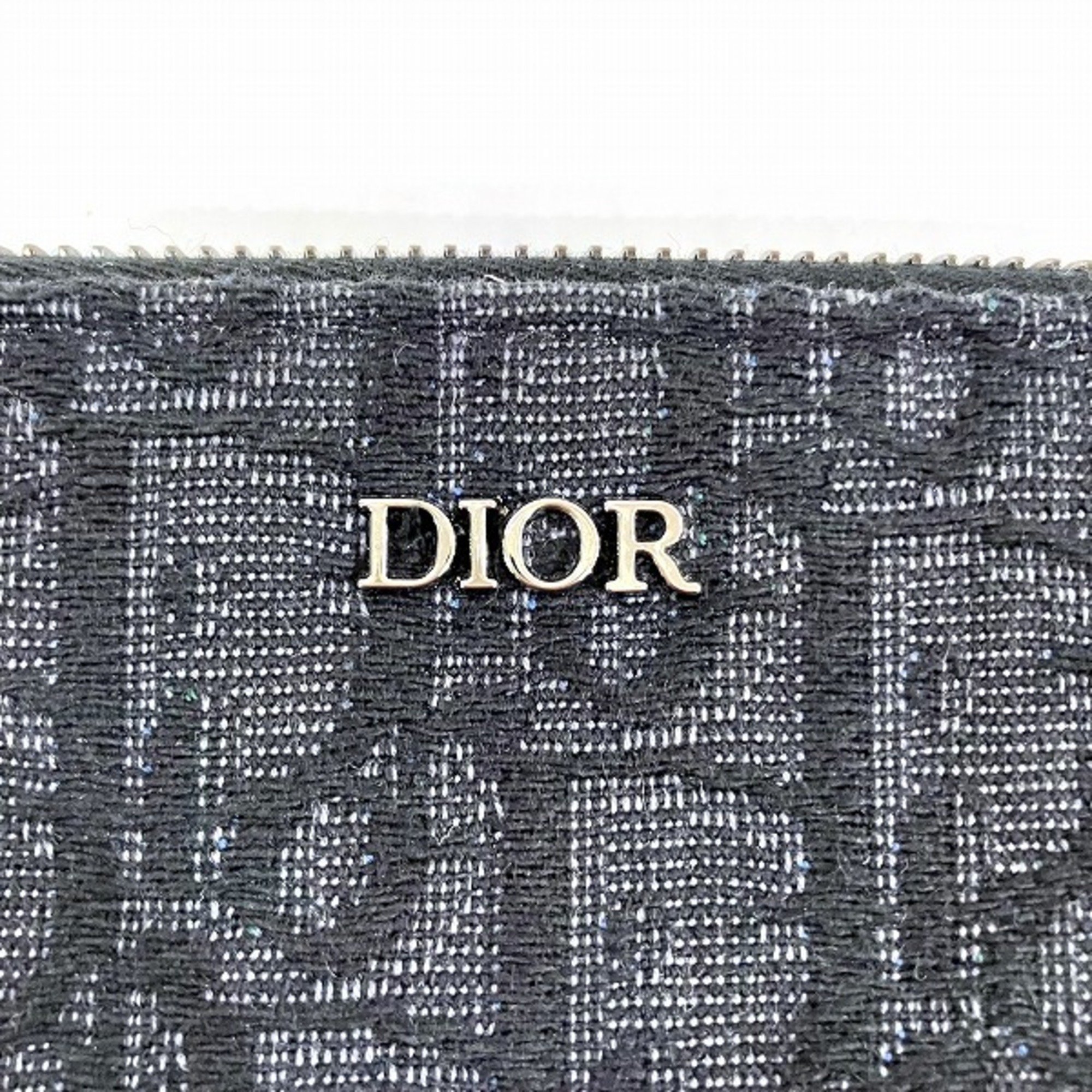 Christian Dior Dior Trotter Grey Bag Clutch Men's Women's