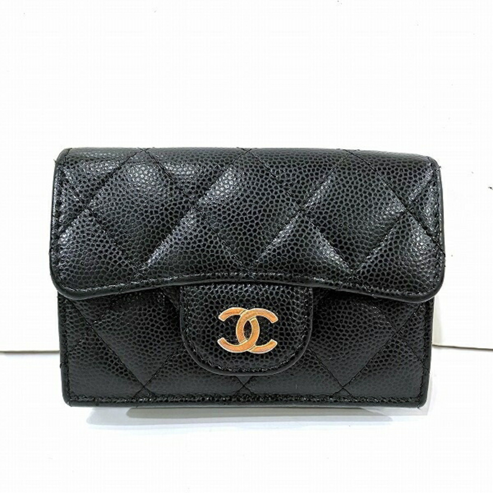 CHANEL Timeless Classic Small Flap Wallet AP0230 Tri-fold for Women