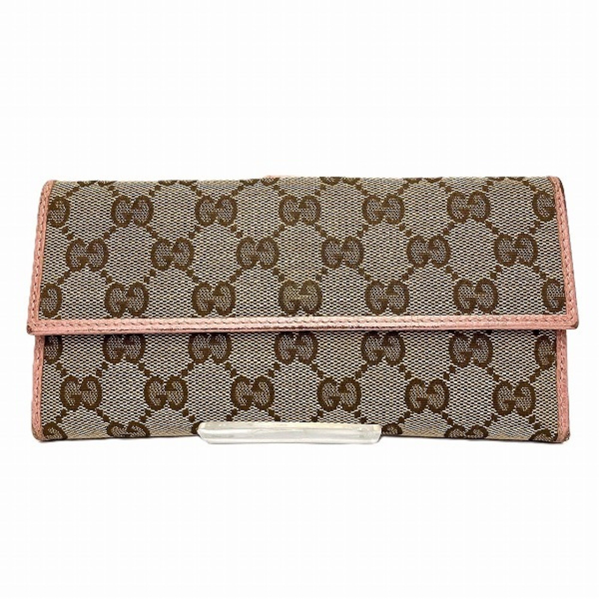 GUCCI GG Canvas 231841 Long Wallet Bi-fold for Women