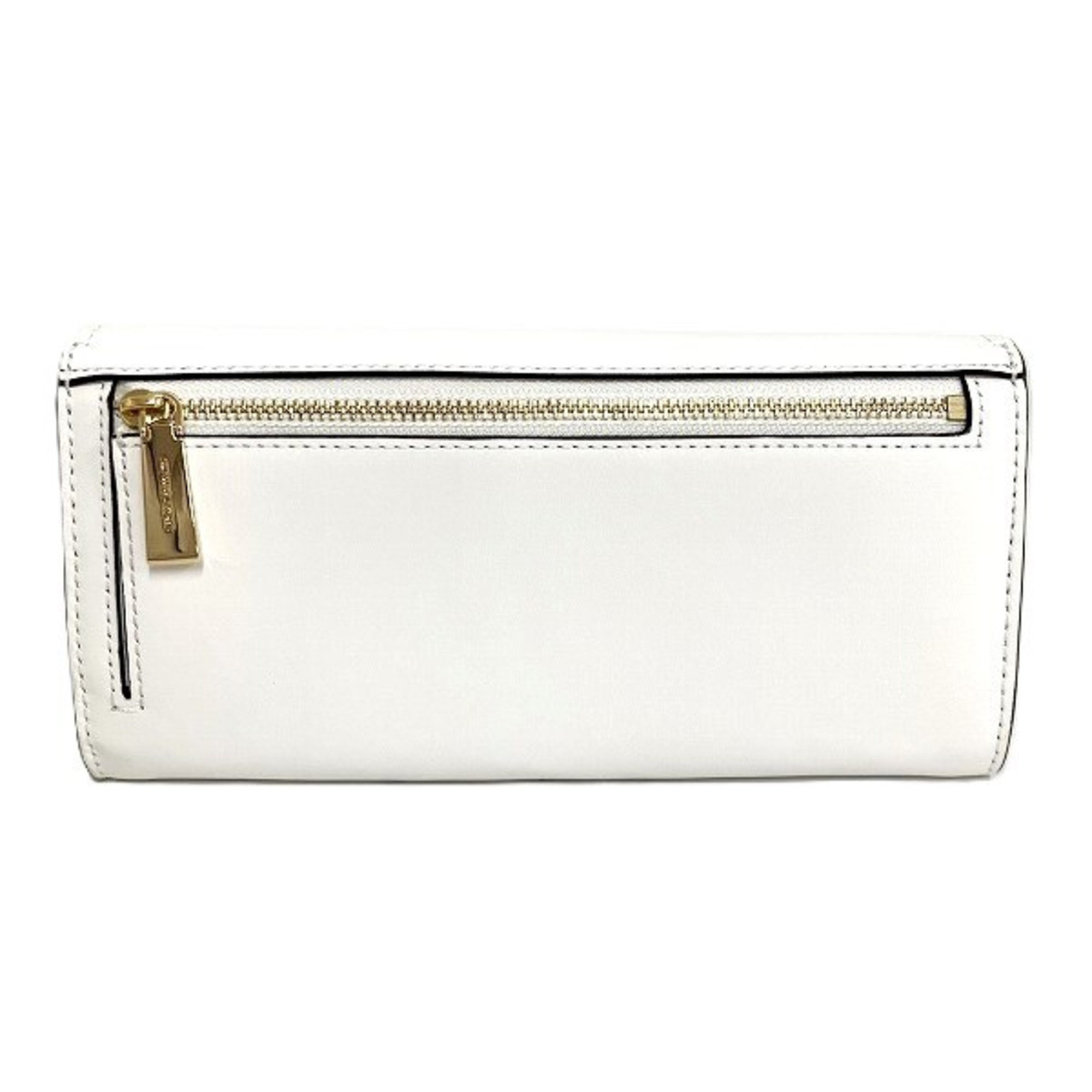 Michael Kors 32S2G9HE7L White Leather Long Wallet for Women