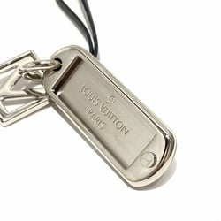 Louis Vuitton M61984 Leather Men's Necklace (Silver)