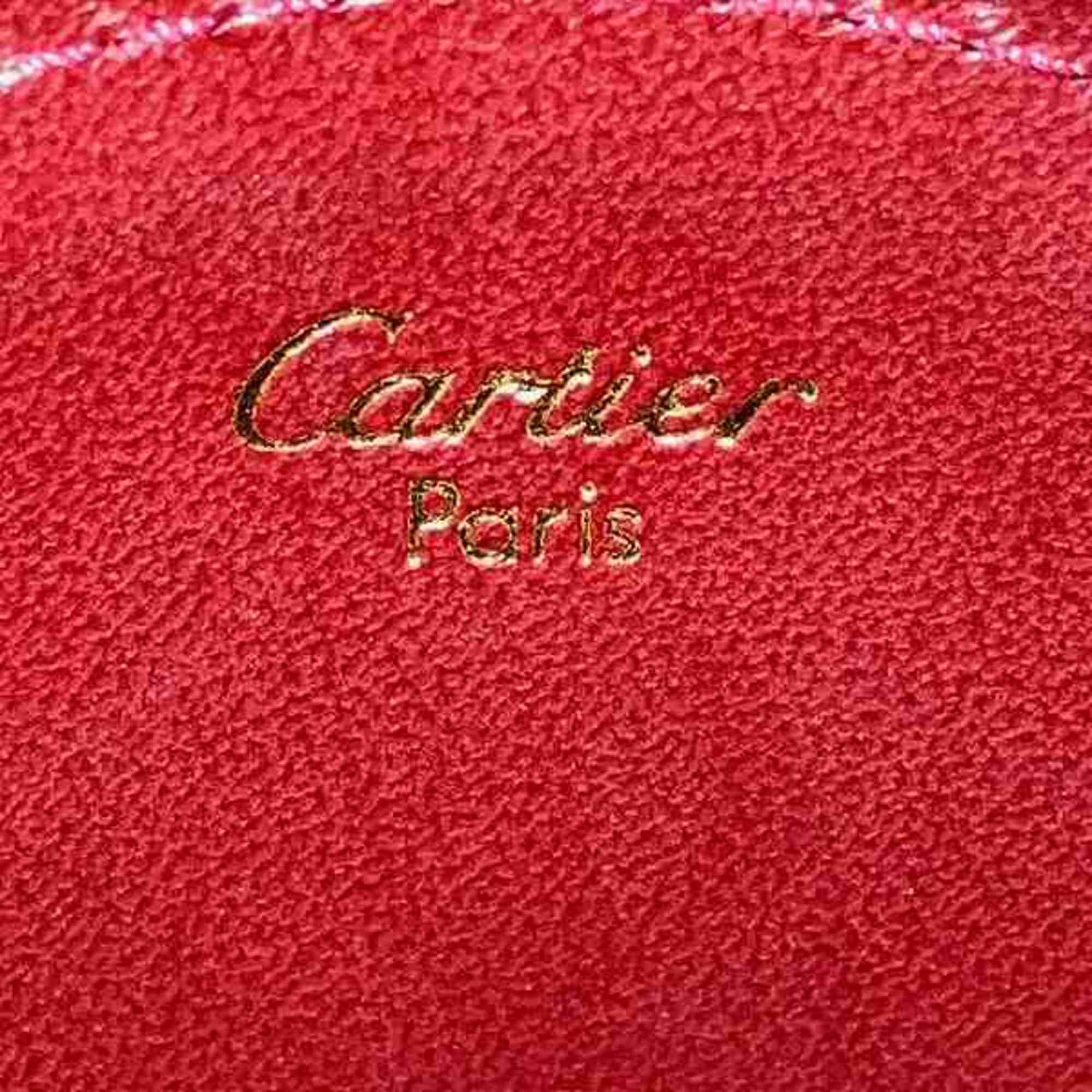 Cartier Must Line L3000462 Bordeaux Wallet Wallet/Coin Case Men's Women's