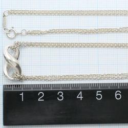 Tiffany Infinity Silver Necklace Total weight approx. 8.0g Approx. 39cm Similar