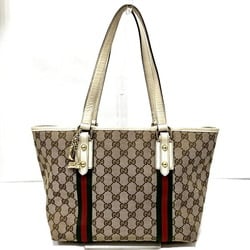 GUCCI Sherry Line 137396 GG Canvas Tote Bag for Women