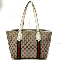 GUCCI Sherry Line 137396 GG Canvas Tote Bag for Women