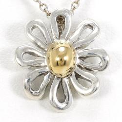 Tiffany Daisy K18YG Silver Necklace Total weight approx. 3.2g Approx. 42cm Similar