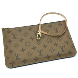 LOUIS VUITTON M45198 Monogram Reverse Video Print Carry It Shoulder Bag Tote Canvas Women's Brown