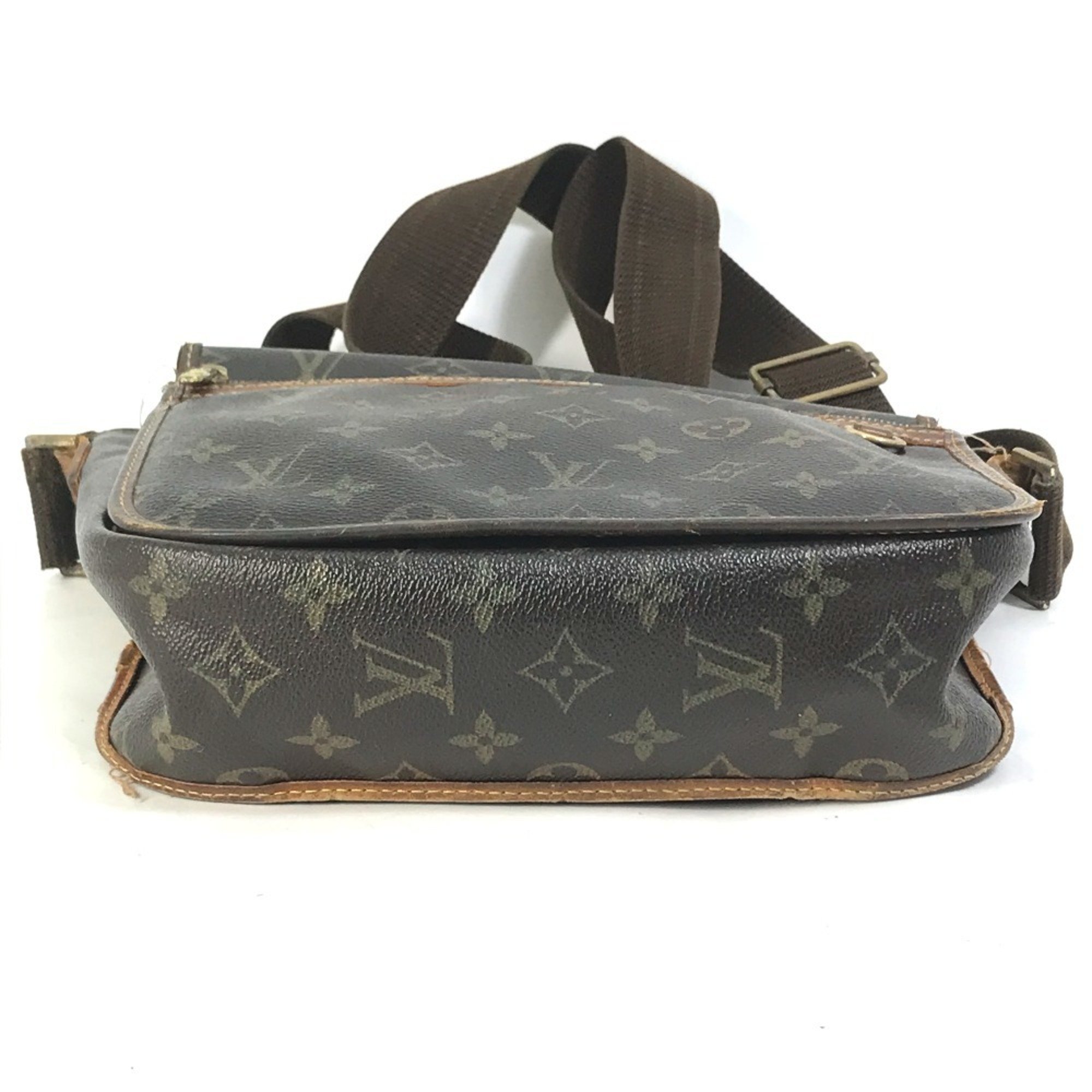 LOUIS VUITTON M40106 Monogram Bosphore PM Flap Shoulder Bag Canvas Women's Brown