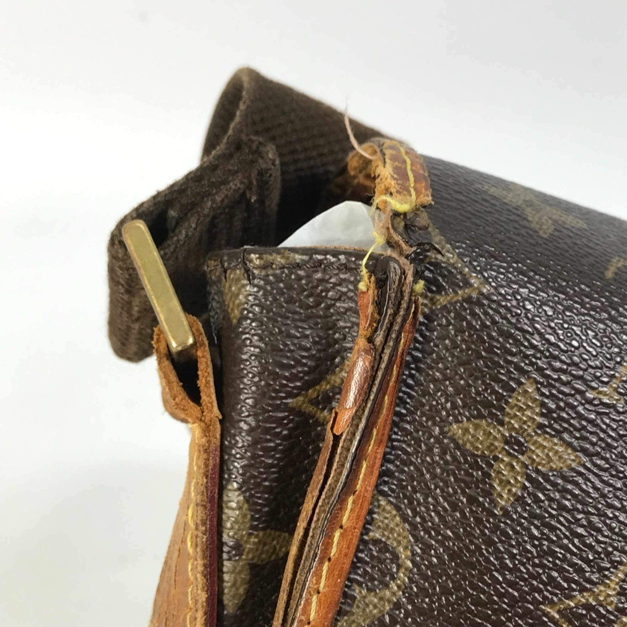 LOUIS VUITTON M40106 Monogram Bosphore PM Flap Shoulder Bag Canvas Women's Brown