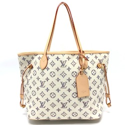 LOUIS VUITTON Louis Vuitton M24905 Neverfull MM Tote Bag Women's White