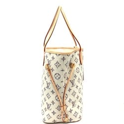 LOUIS VUITTON Louis Vuitton M24905 Neverfull MM Tote Bag Women's White