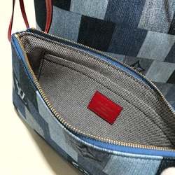 LOUIS VUITTON M44981 Square Patchwork Neverfull MM Shoulder Bag Tote Monogram Denim Women's Blue