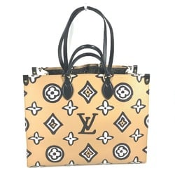 LOUIS VUITTON M45814 Wild at Heart On the Go GM Tote Bag Shoulder Monogram Canvas Leather Women's Beige OT-240804-13