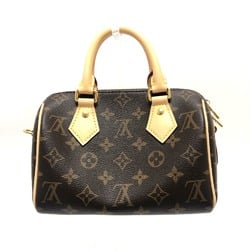 LOUIS VUITTON M46234 Monogram Speedy Bandouliere 20 Bag Shoulder Boston Canvas Women's Brown