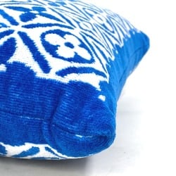 LOUIS VUITTON M01370 LV By the Pool Petite Cushion Monogram Flower Tile Pillow Cotton Women's Blue