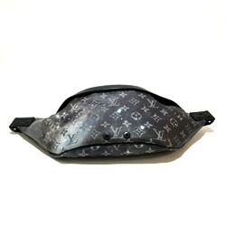 LOUIS VUITTON M44444 Monogram Galaxy Discovery Bum Bag Waist Body Canvas Leather Men's Silver x Black