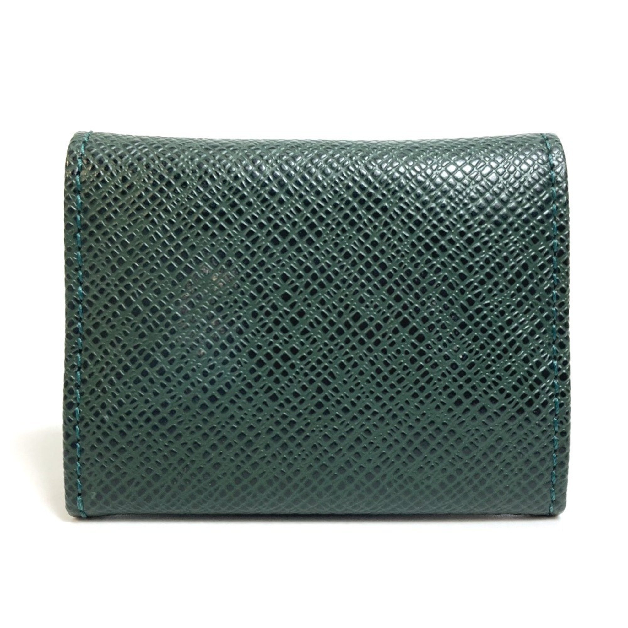 LOUIS VUITTON M30974 Taiga Button de Manchette Case Leather Men's Women's Episea Green