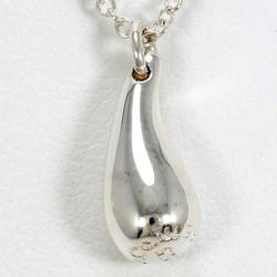 Tiffany teardrop silver necklace, total weight approx. 2.6g, 41cm, similar