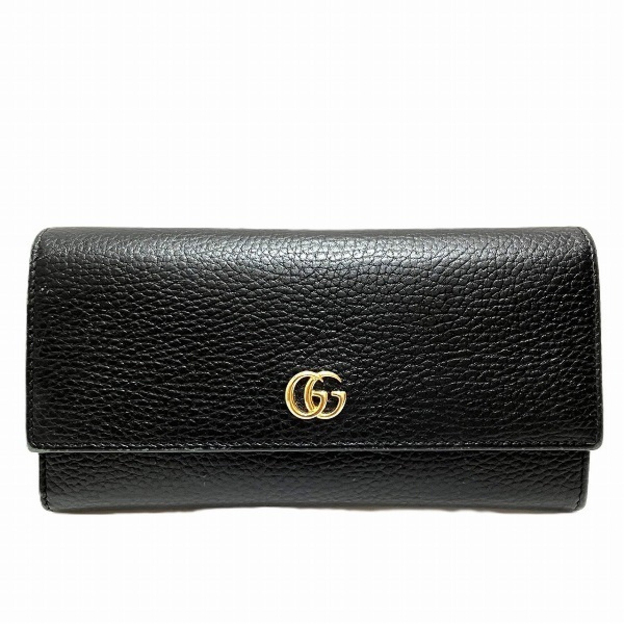 GUCCI Petit Marmont 456116 Long Wallet Bi-fold Men's Women's