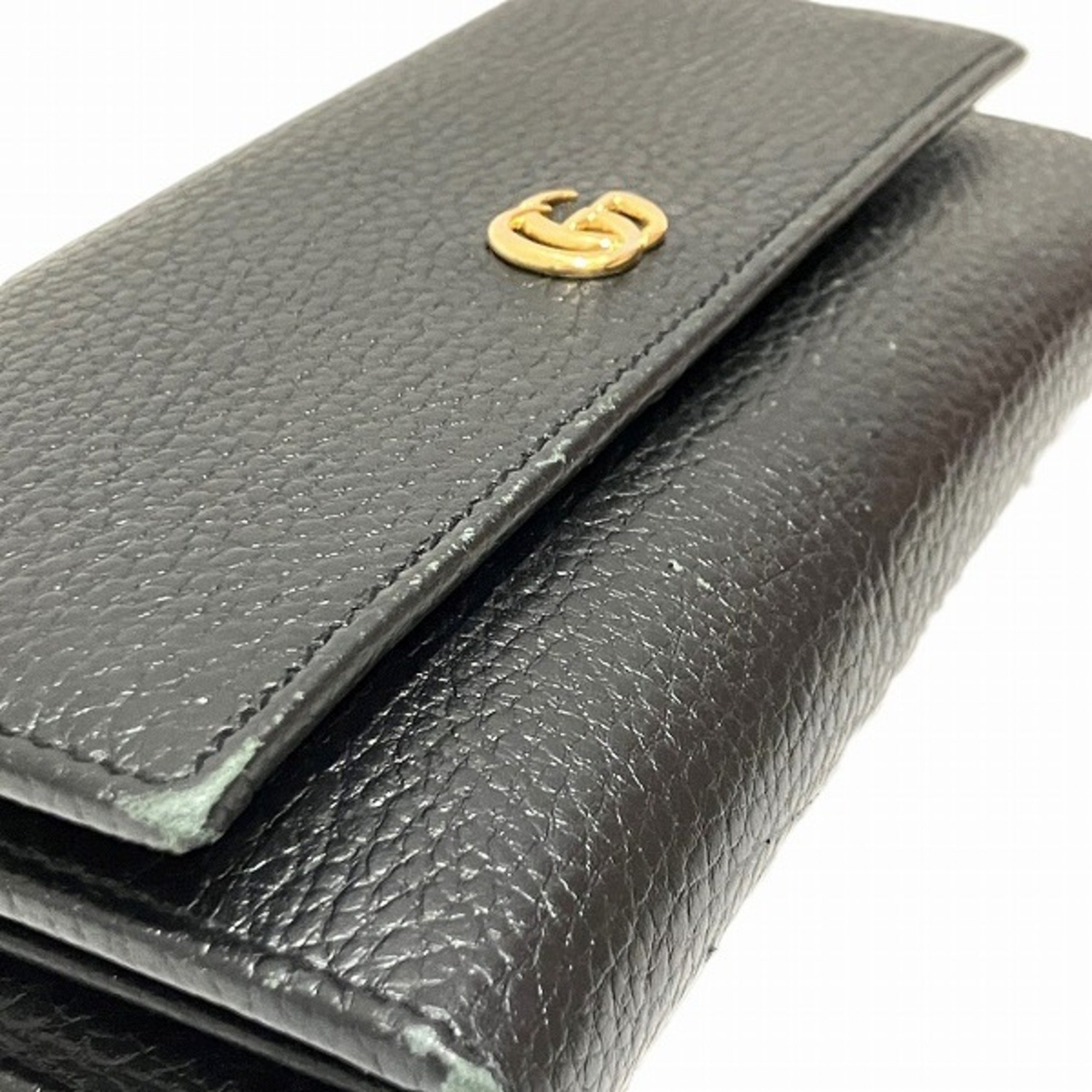 GUCCI Petit Marmont 456116 Long Wallet Bi-fold Men's Women's