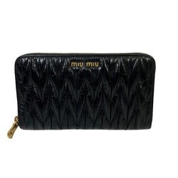 Miu Miu Miu Matelasse Round Long Wallet for Women