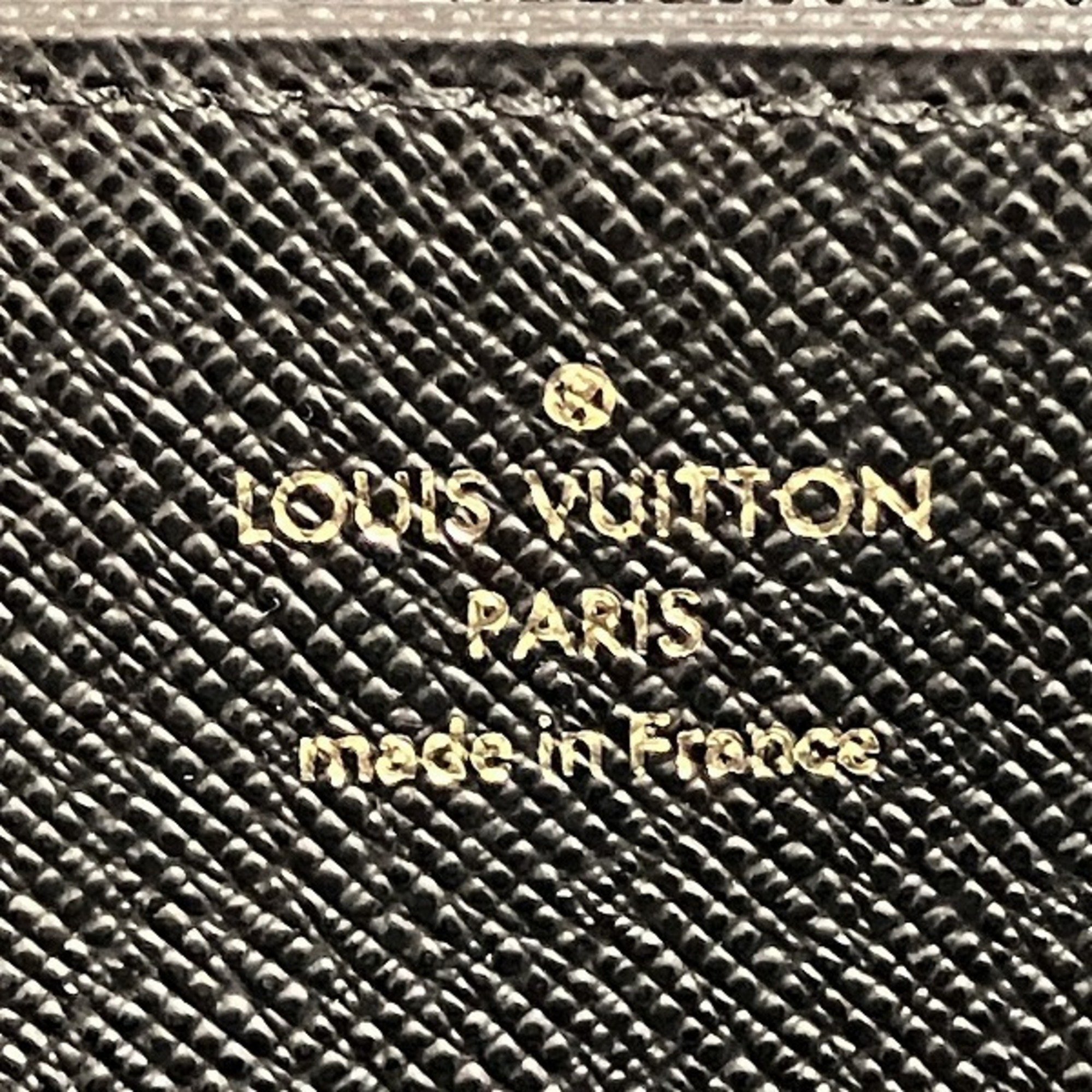 Louis Vuitton Epi Zippy Wallet M68755 Noir Long for Men