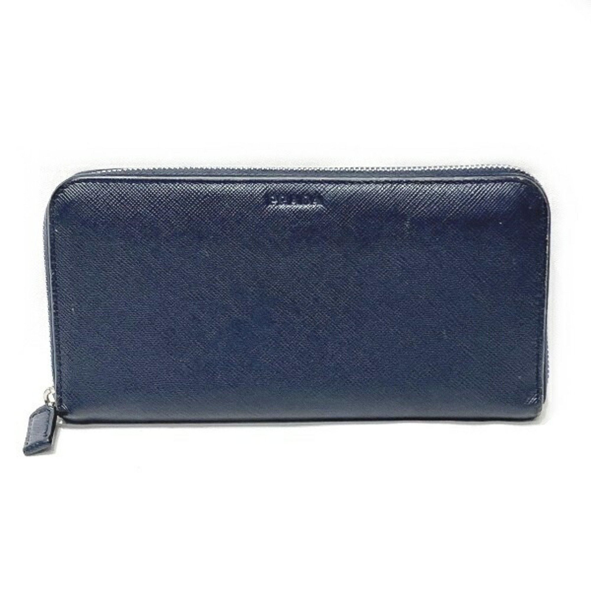 PRADA Saffiano Round Wallet 2ML317 Long Men's