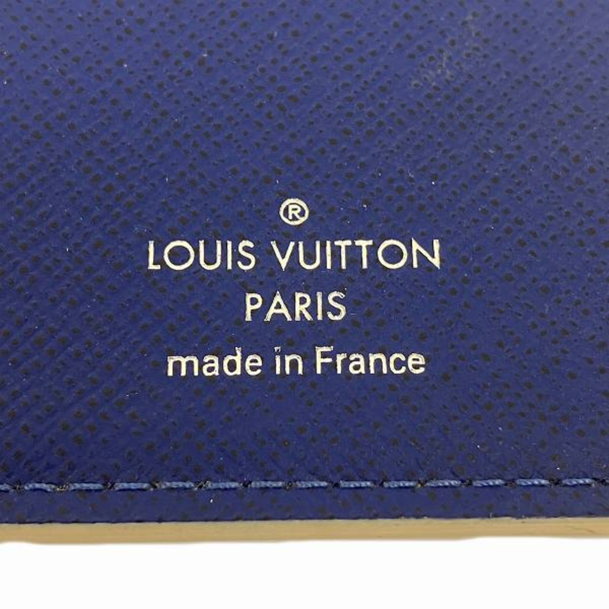 Louis Vuitton Taiga Portefeuille Brazza NM M30389 Wallet Long Men's