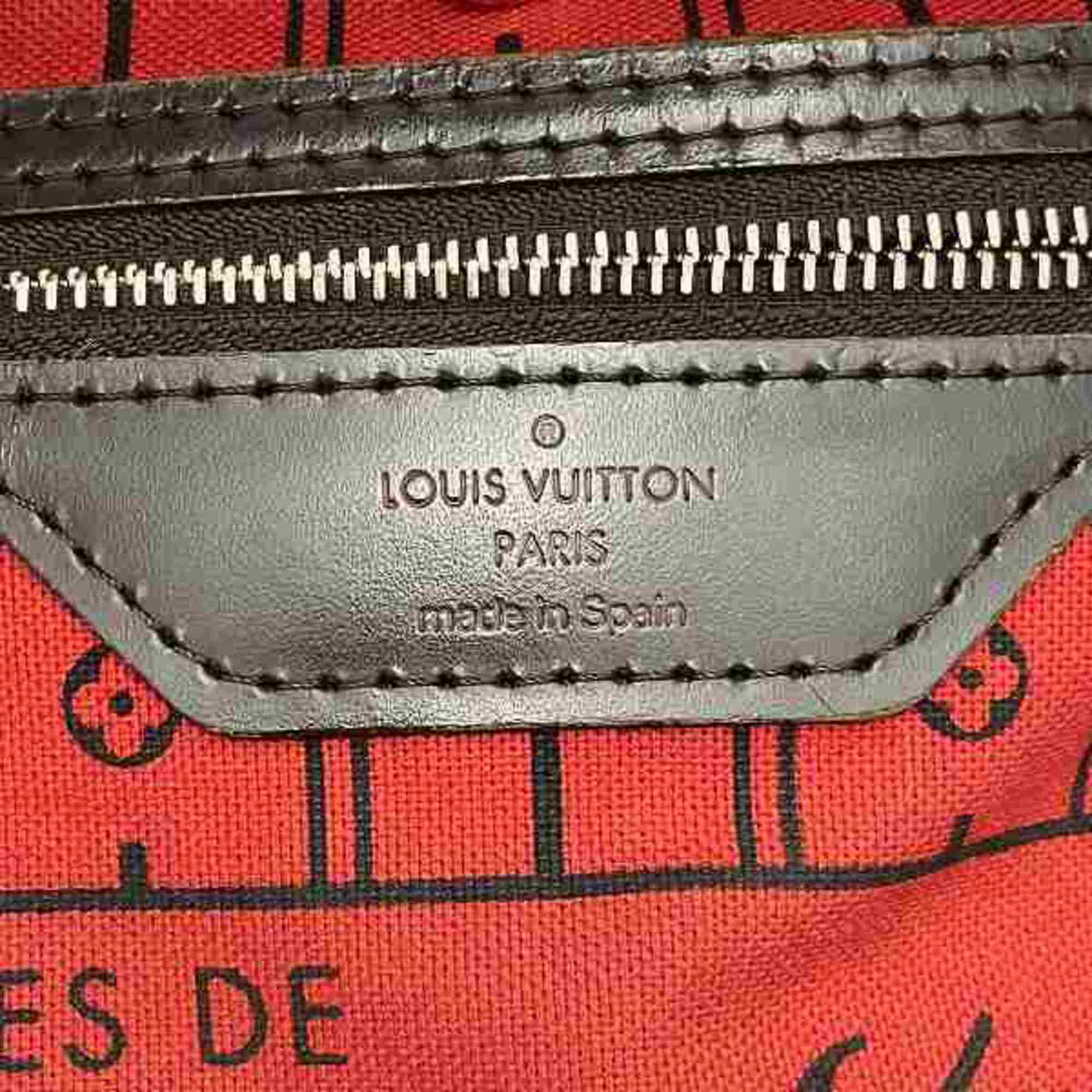 Louis Vuitton Damier Neverfull MM N51105 Bag Tote Shoulder Women's