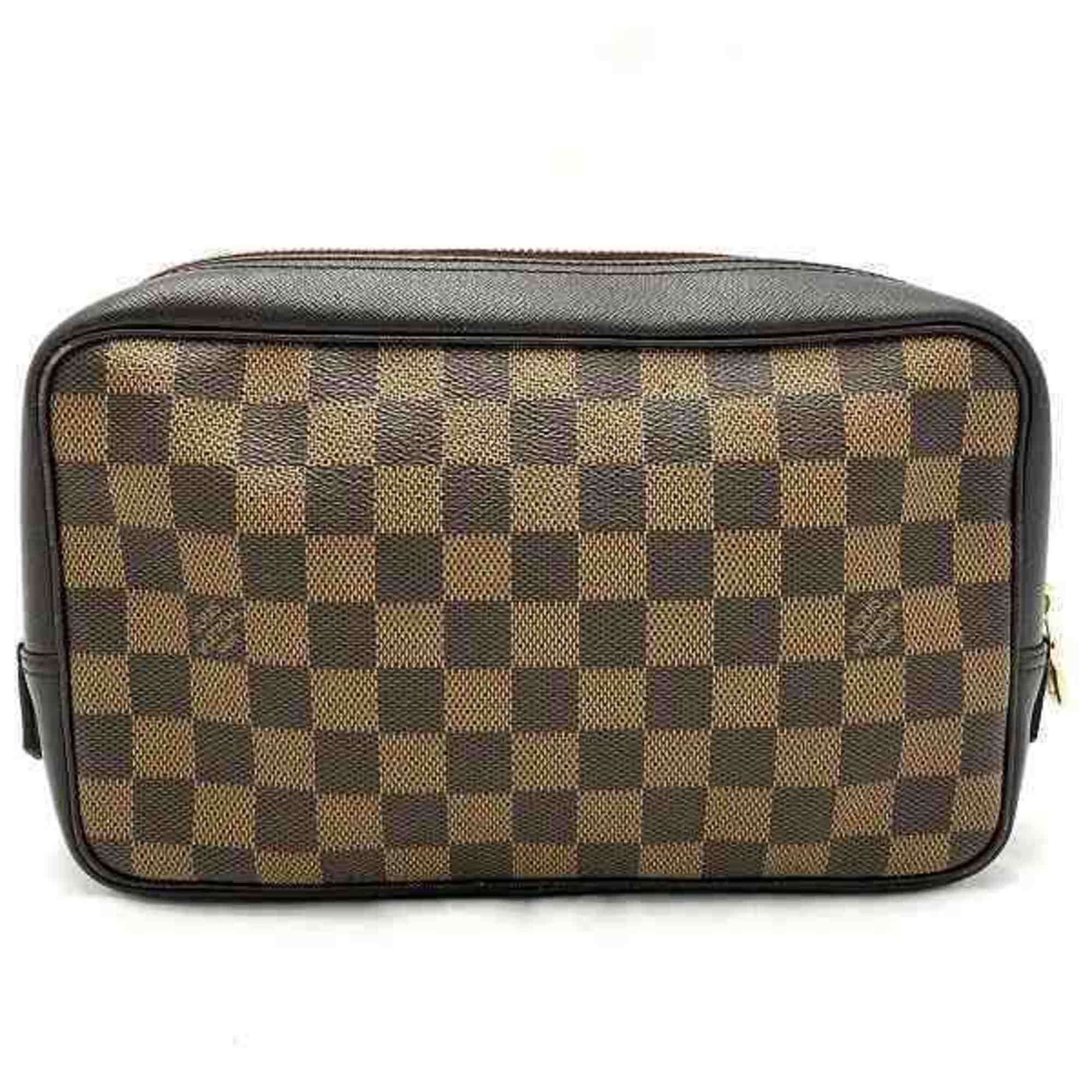 Louis Vuitton Damier True Toilet 25 N47623 Pouch Bag Second Men's Women's