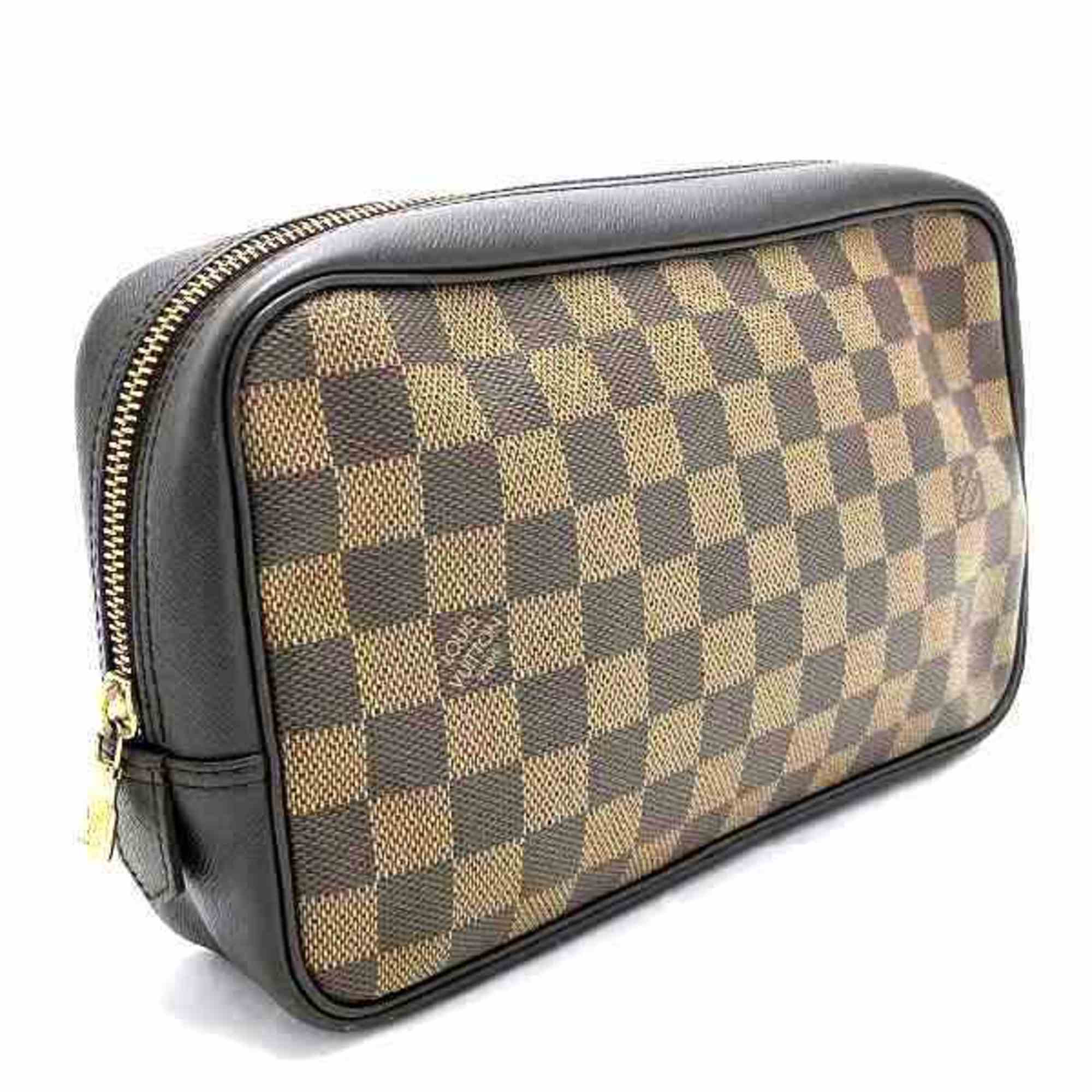 Louis Vuitton Damier True Toilet 25 N47623 Pouch Bag Second Men's Women's