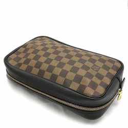 Louis Vuitton Damier True Toilet 25 N47623 Pouch Bag Second Men's Women's