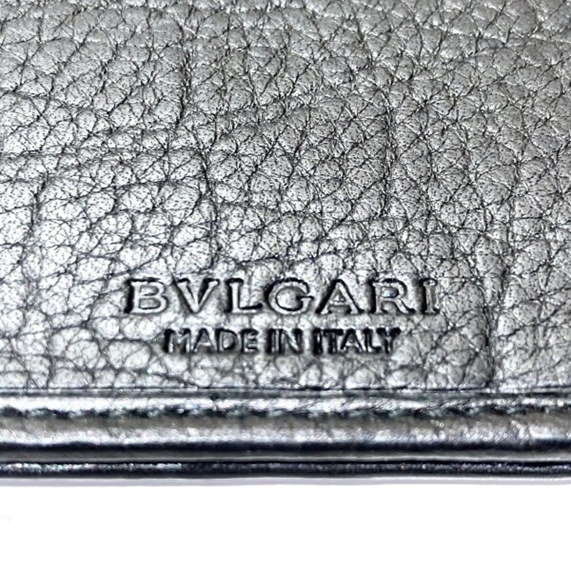 BVLGARI Collezione Sotirio 30168 Tri-fold Wallet for Men and Women