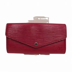 Louis Vuitton Epi Portefeuille Sarah M60580 Fuchsia Wallet Long Men's Women's