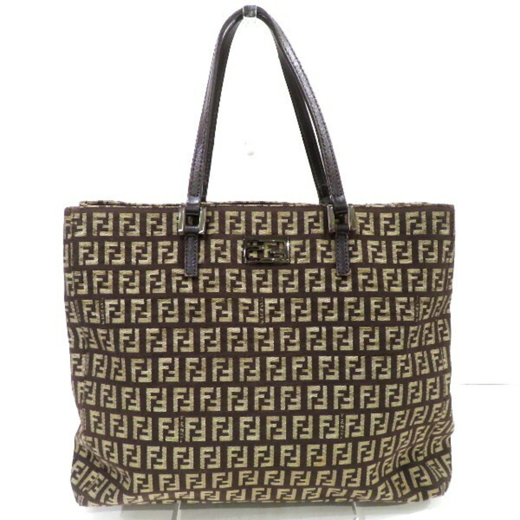 FENDI ZUCCA 8BH133 Bag Tote Handbag Men's Women's