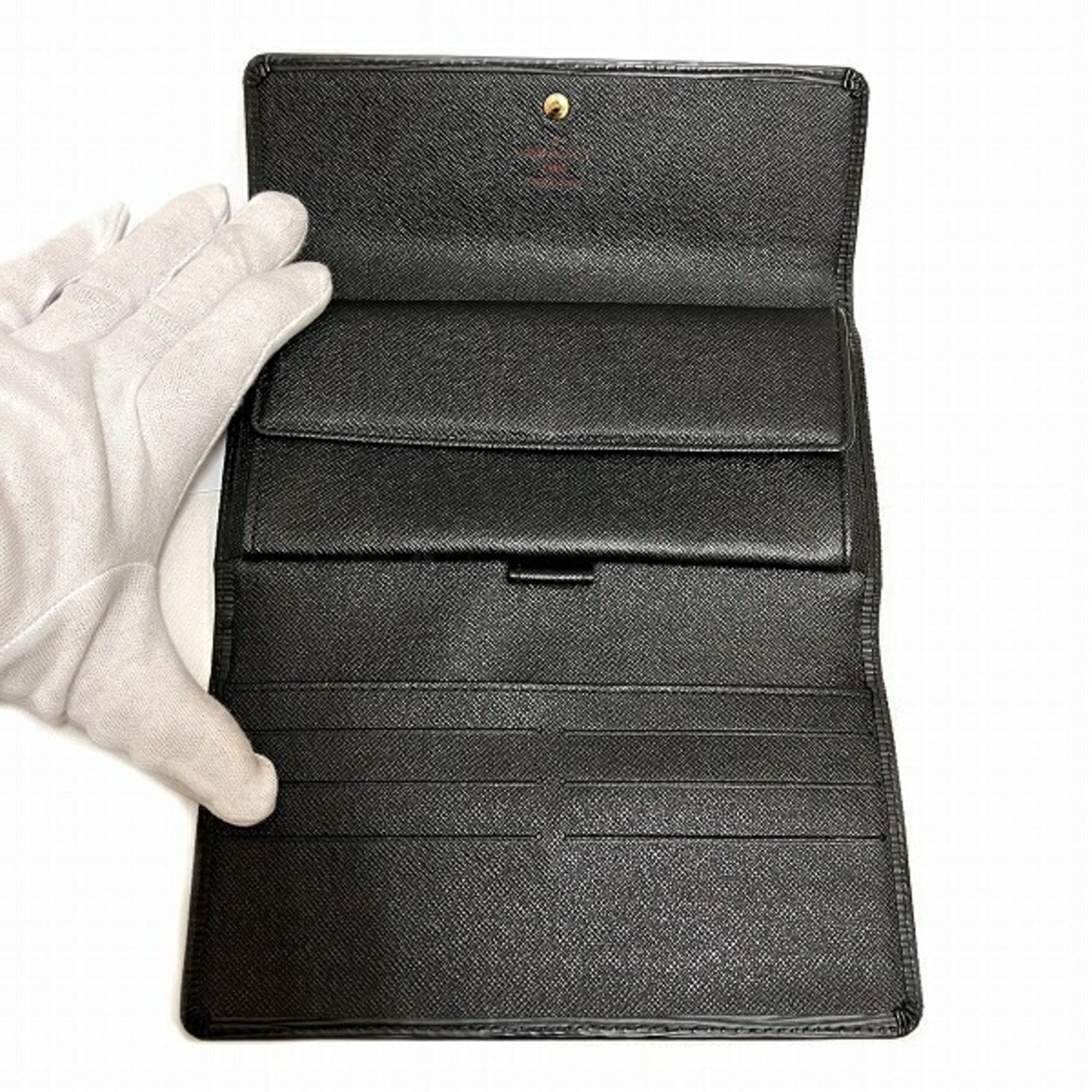 Louis Vuitton Epi Porte Tresor International M63382 Long Wallet Tri-fold for Men and Women