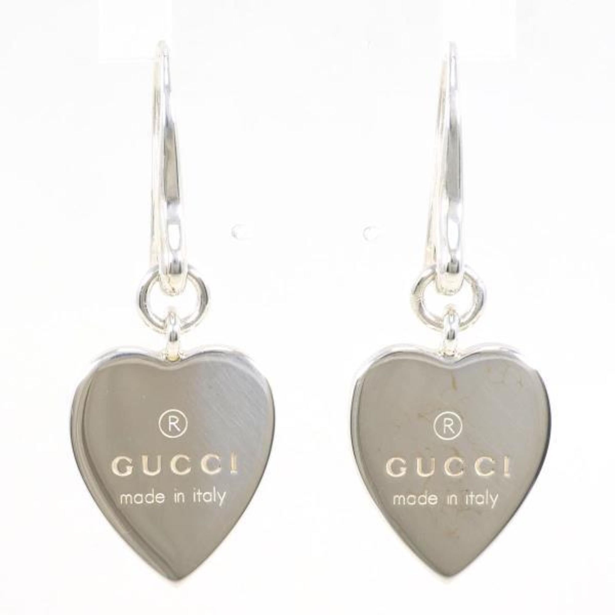 Gucci silver earrings box bag total weight approx. 7.3g similar