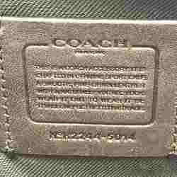 Coach COACH 5014 Round Leather Brown Long Wallet for Men and Women