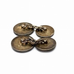 Hermes Cufflinks Serie Silver Accessories Men's