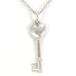 Tiffany Heart Key Silver Enamel Necklace Total weight approx. 4.5g 46cm Similar