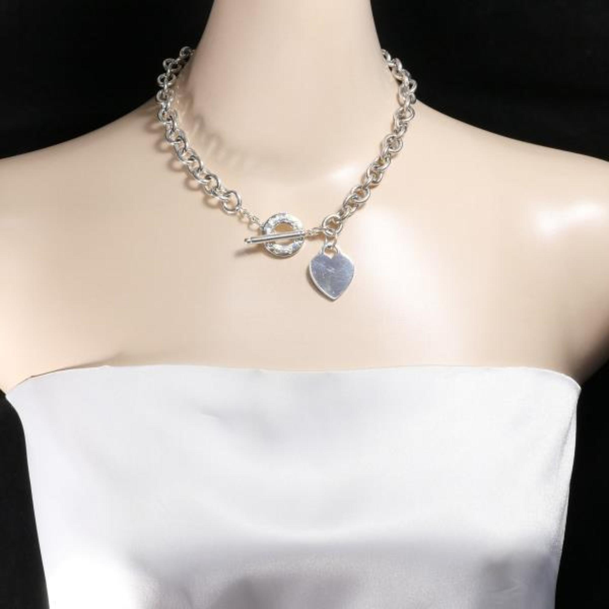 Tiffany Return to Silver Necklace Bag Total weight approx. 71.0g 41cm Similar