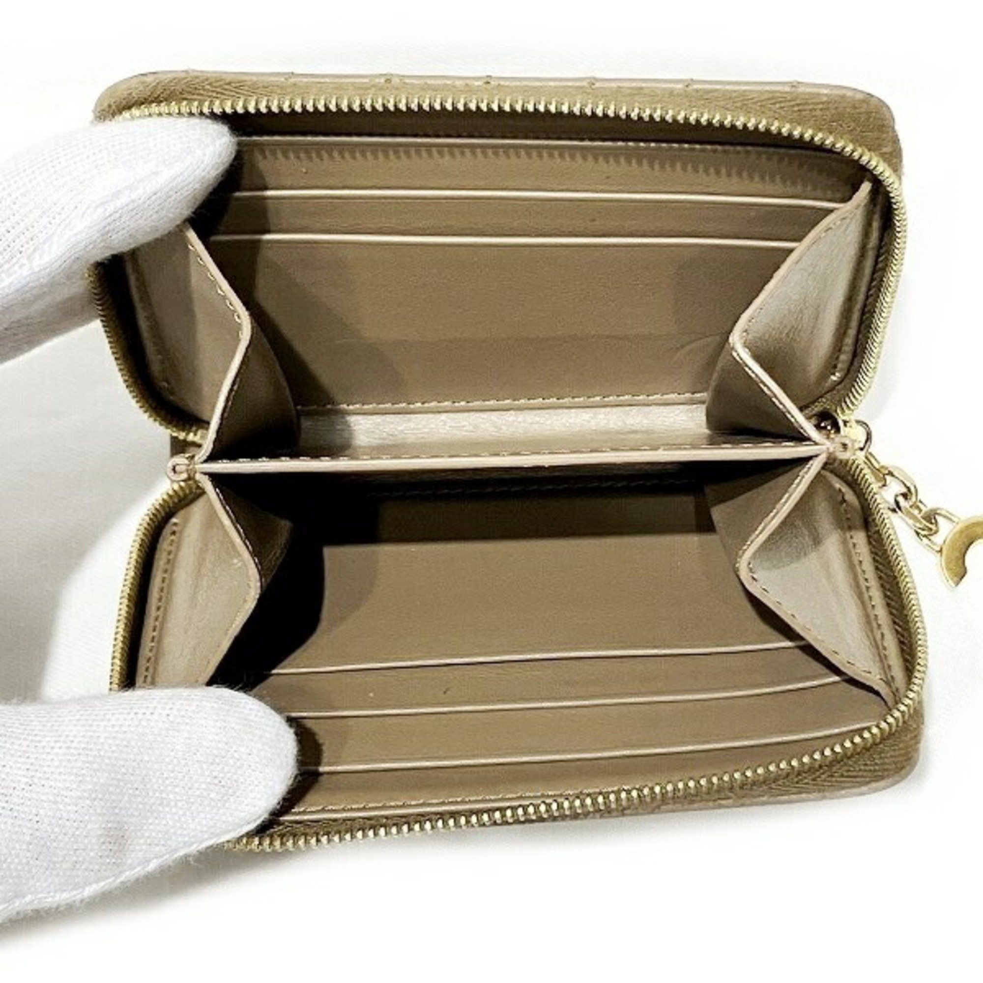 CELINE C Charm Compact Wallet & Coin Case for Women