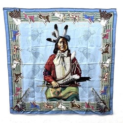 Hermes Carré 90 Pawnee Chief Accessory Scarf Women's