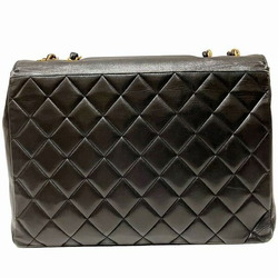 CHANEL Deca Matelasse Chain Shoulder Bag Coco Mark Women's