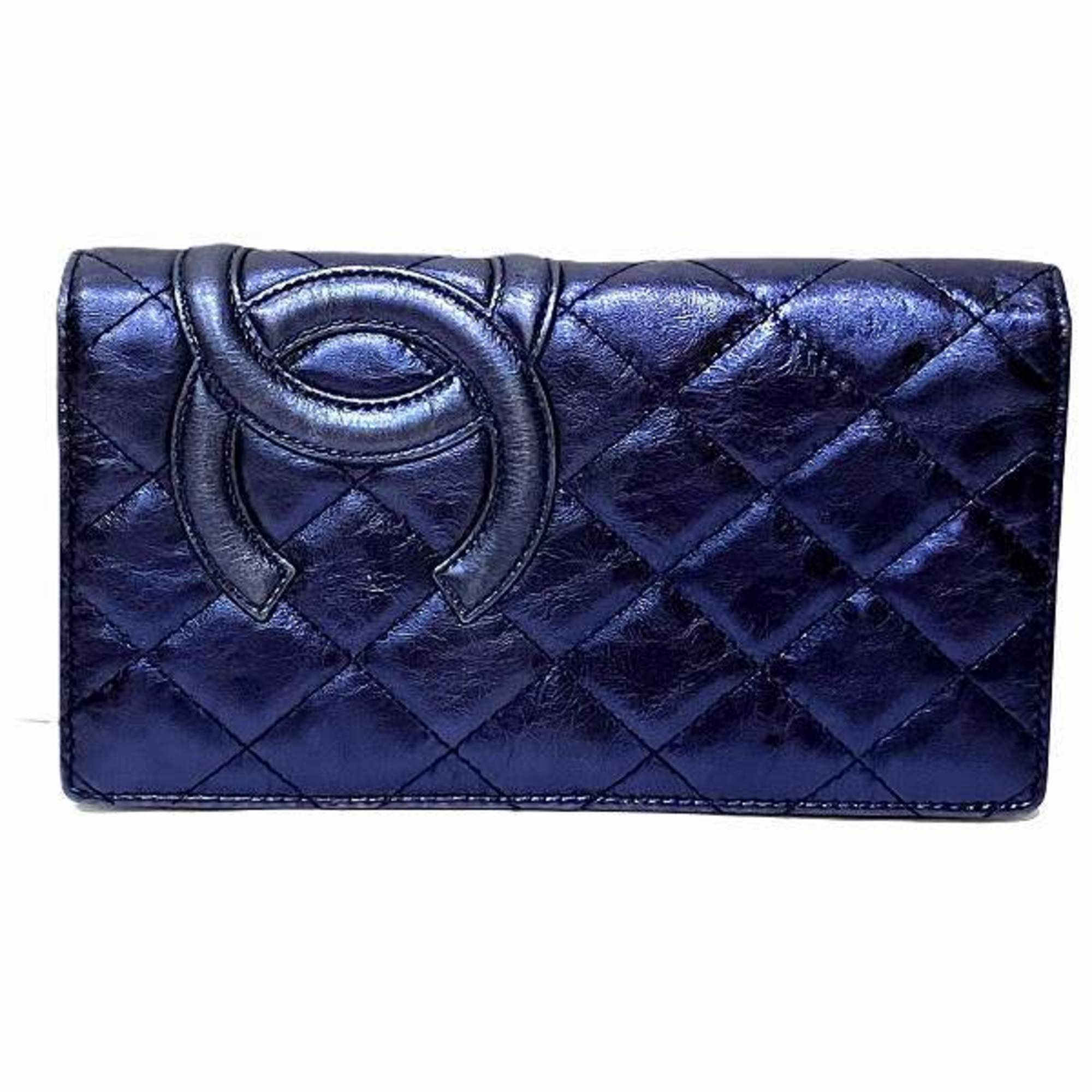 CHANEL Cambon Line A26717 Long Wallet Bi-fold for Women